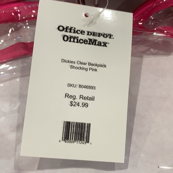 Dickies Clear Student Backpack, - Picture 9 of 16